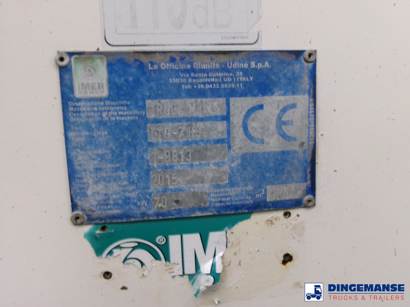 Camión hormigonera MAN TGS 32.360 8X4 Euro 6 Imer concrete mixer 9 m3: foto 18