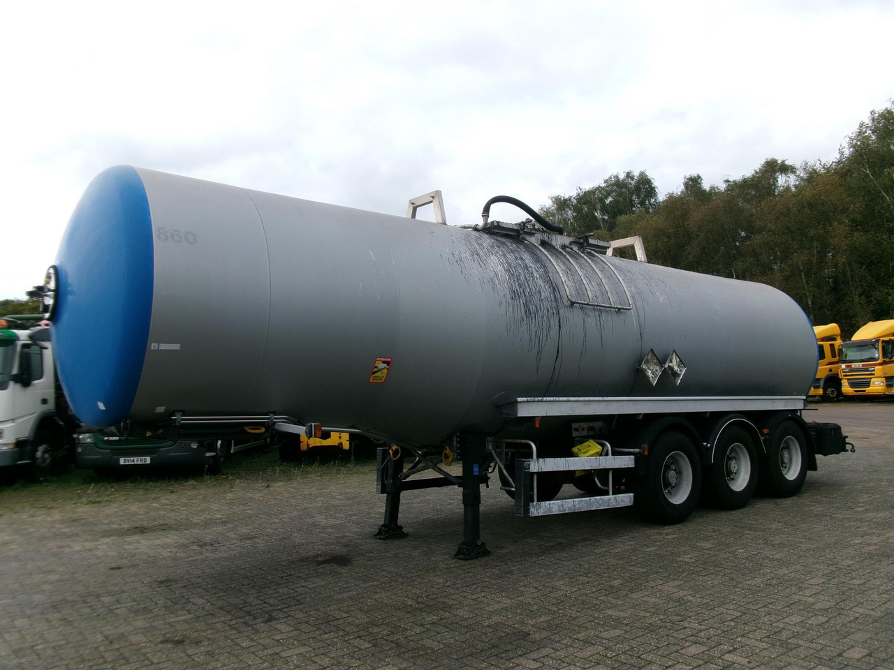 Semirremolque cisterna para transporte de betún Magyar Bitumen tank inox 32 m3 / 1 comp: foto 1