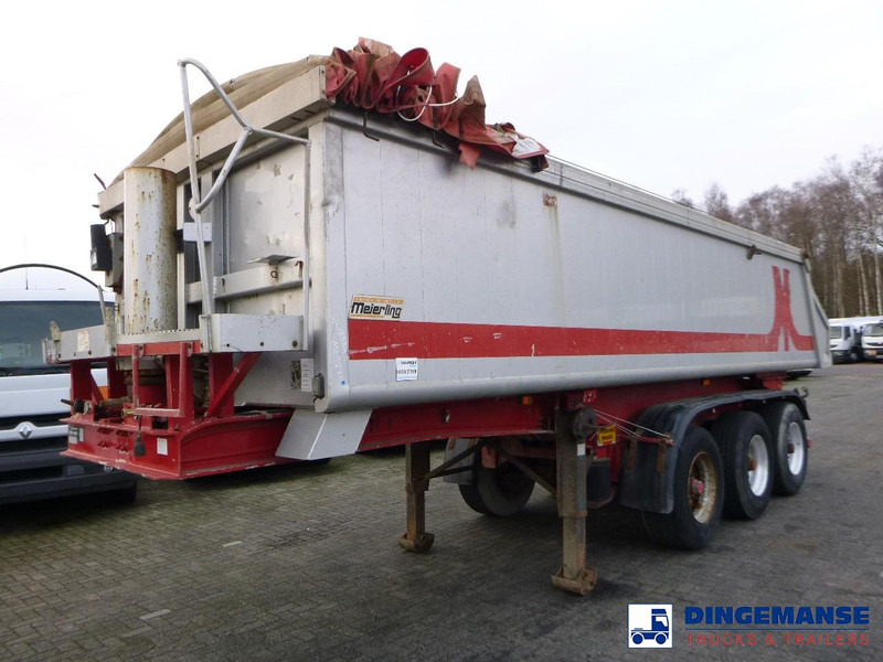 Meierling Tipper trailer alu 21 m3 + tarpaulin - Semirremolque volquete: foto 1 Meierling Tipper trailer alu 21 m3 + tarpaulin - Semirremolque volquete: foto 1