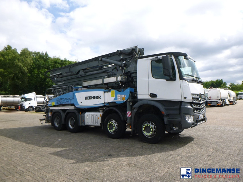 Mercedes-Benz Arocs 8x4 Liebherr 35 XXT concrete pump 35 m - Camión bomba de hormigón: foto 2 Mercedes-Benz Arocs 8x4 Liebherr 35 XXT concrete pump 35 m - Camión bomba de hormigón: foto 2