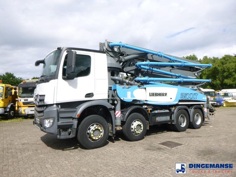Mercedes-Benz Arocs 8x4 Liebherr 35 XXT concrete pump 35 m - Camión bomba de hormigón: foto 1 Mercedes-Benz Arocs 8x4 Liebherr 35 XXT concrete pump 35 m - Camión bomba de hormigón: foto 1