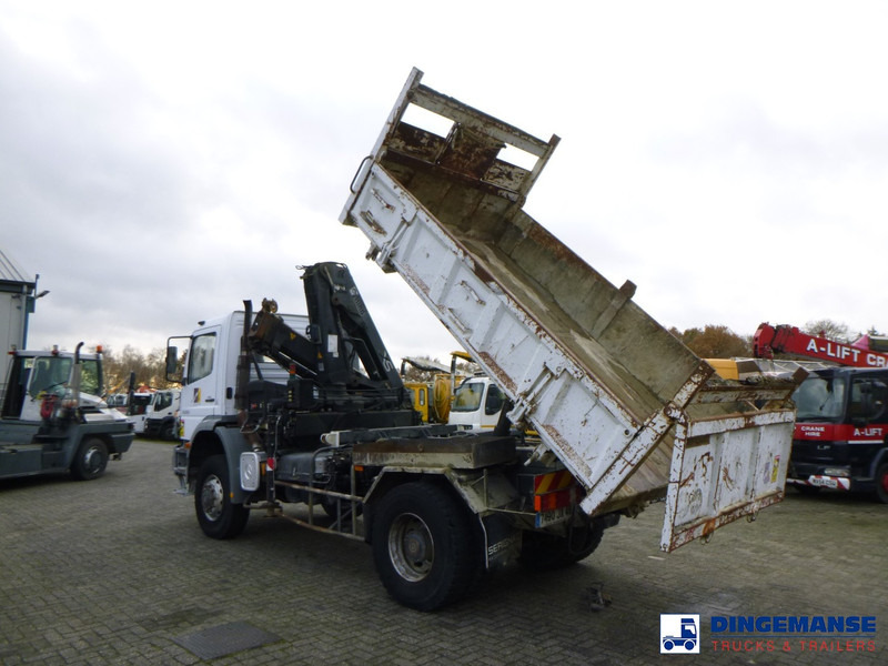 Mercedes-Benz Atego 1828 4x4 tipper + Hiab 166 B-2 CL - Camión grúa: foto 3 Mercedes-Benz Atego 1828 4x4 tipper + Hiab 166 B-2 CL - Camión grúa: foto 3