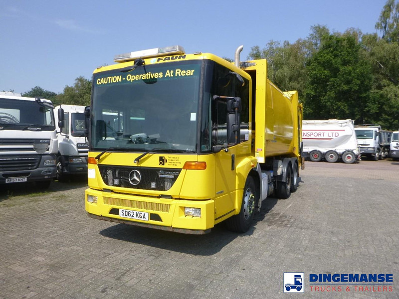 Mercedes-Benz Econic 2633 6x4 RHD Euro 5 EEV Faun Variopress refuse truck - Camión de basura: foto 1 Mercedes-Benz Econic 2633 6x4 RHD Euro 5 EEV Faun Variopress refuse truck - Camión de basura: foto 1