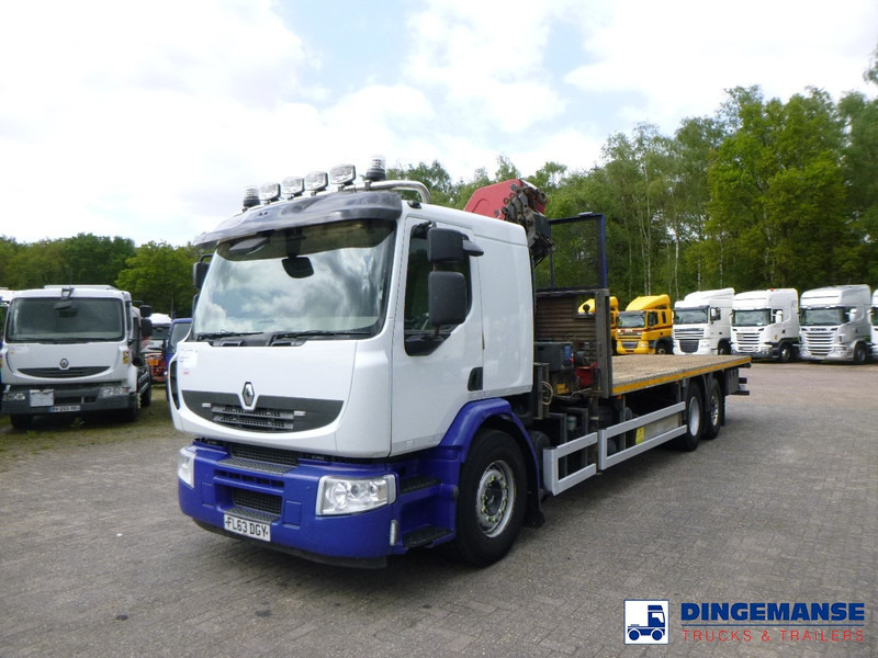 Renault Premium 380 dxi 6x2 RHD + HMF 2620-K4 - Camión grúa: foto 1 Renault Premium 380 dxi 6x2 RHD + HMF 2620-K4 - Camión grúa: foto 1