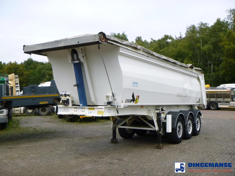 Stas Tipper trailer alu 25.5 m3 + tarpaulin - Semirremolque volquete: foto 1 Stas Tipper trailer alu 25.5 m3 + tarpaulin - Semirremolque volquete: foto 1
