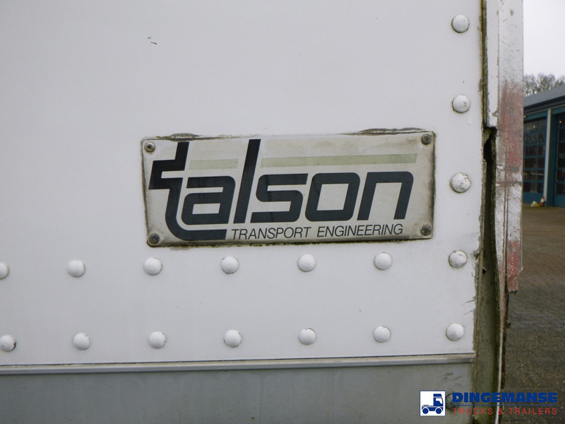 Remolque caja cerrada Talson 2-axle closed box trailer 89 m3: foto 17