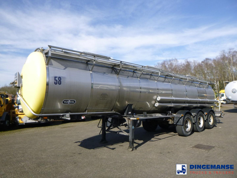 Van Hool Chemical tank inox 24 m3 / 1 comp - Semirremolque cisterna: foto 1 Van Hool Chemical tank inox 24 m3 / 1 comp - Semirremolque cisterna: foto 1