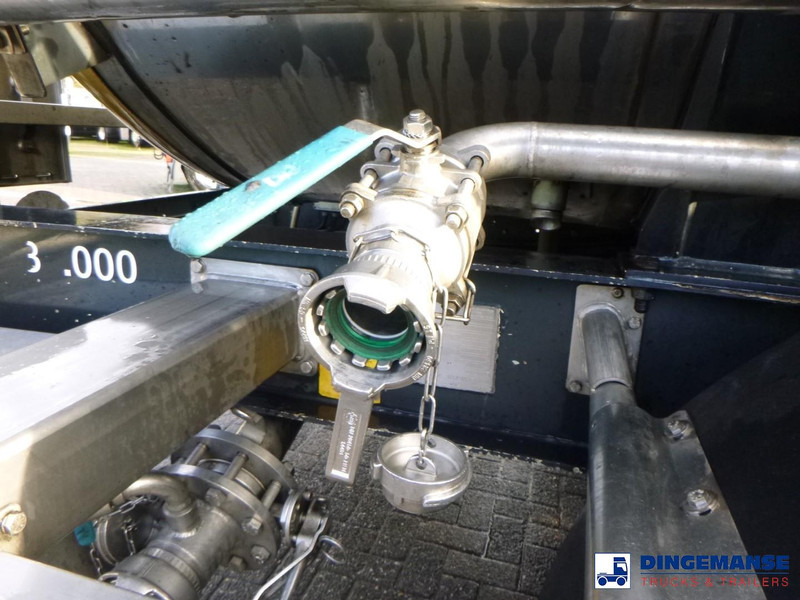 Semirremolque cisterna Van Hool Chemical tank inox 30 m3 / 1 comp ADR 12/03/2024: foto 6