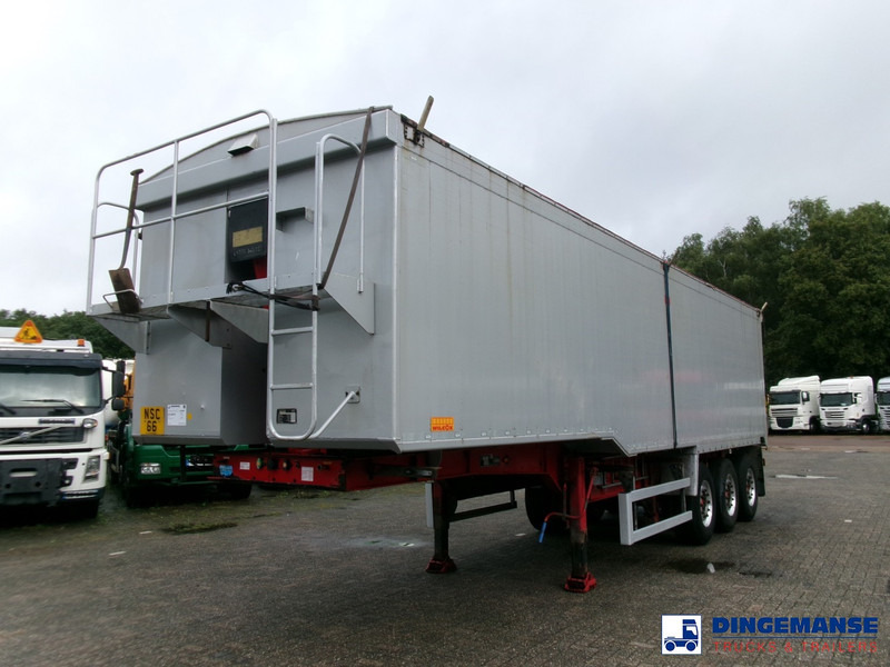 WILCOX Tipper trailer alu 55 m3 + tarpaulin - Furgoneta basculante: foto 1 WILCOX Tipper trailer alu 55 m3 + tarpaulin - Furgoneta basculante: foto 1