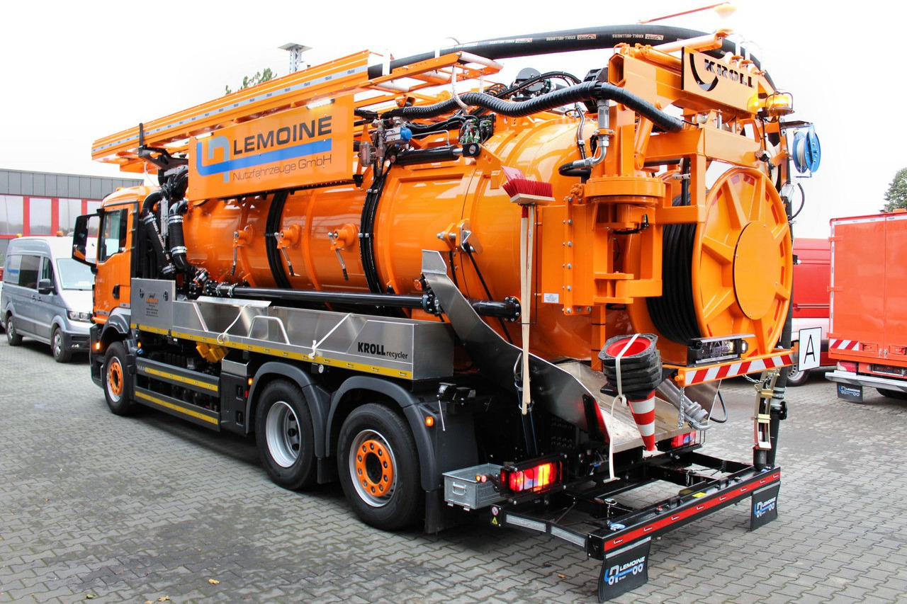 MAN TGS 26.480 6x2 Kroll 13m³ WRG Wasserrückgewinner - Limpieza de alcantarillado: foto 4 MAN TGS 26.480 6x2 Kroll 13m³ WRG Wasserrückgewinner - Limpieza de alcantarillado: foto 4