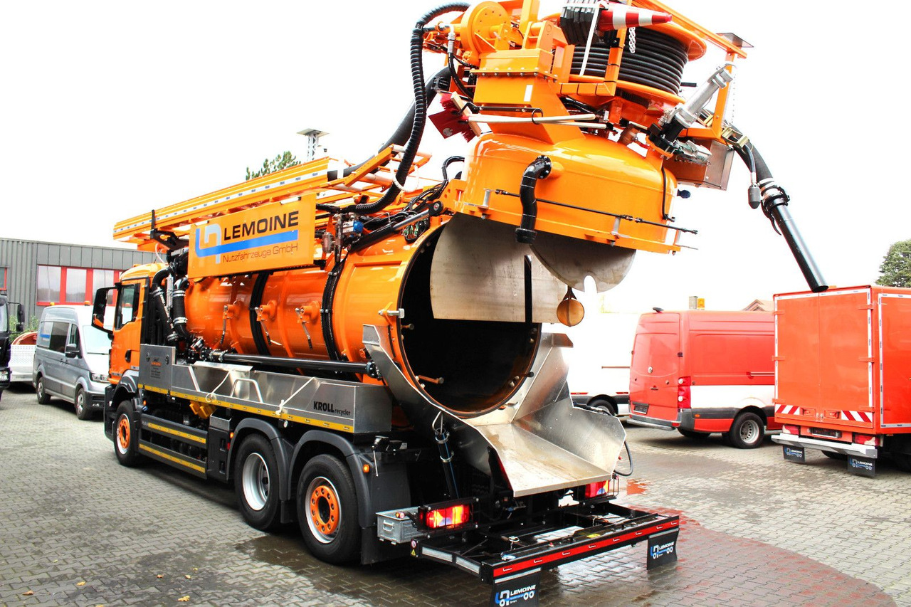 Limpieza de alcantarillado MAN TGS 26.480 6x2 Kroll 13m³ WRG Wasserrückgewinner: foto 13