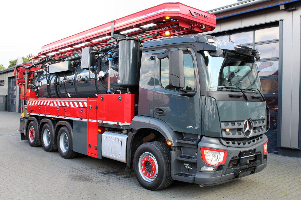 Mercedes-Benz AROCS 3246 8x4 Kroll 16m³ WRG Winterheizung -15C - Limpieza de alcantarillado: foto 1 Mercedes-Benz AROCS 3246 8x4 Kroll 16m³ WRG Winterheizung -15C - Limpieza de alcantarillado: foto 1