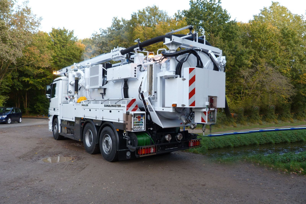 Mercedes-Benz Actros 2844 6x2 Müller 10m³ Canalmaster WRG - Limpieza de alcantarillado: foto 2 Mercedes-Benz Actros 2844 6x2 Müller 10m³ Canalmaster WRG - Limpieza de alcantarillado: foto 2