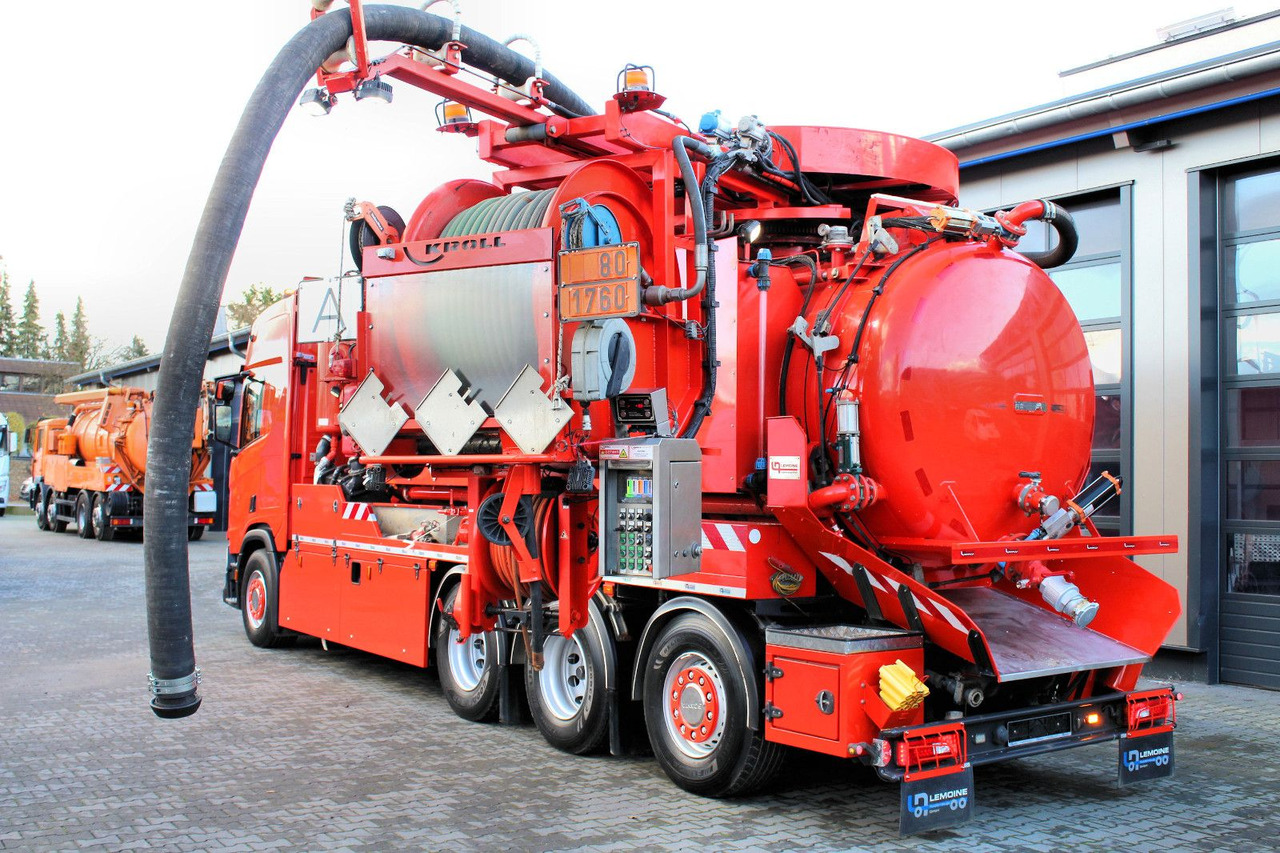 Scania R450 8x4 Kroll 19m³ W-Rückgewinner Kombi-HD +ADR - Limpieza de alcantarillado: foto 3 Scania R450 8x4 Kroll 19m³ W-Rückgewinner Kombi-HD +ADR - Limpieza de alcantarillado: foto 3