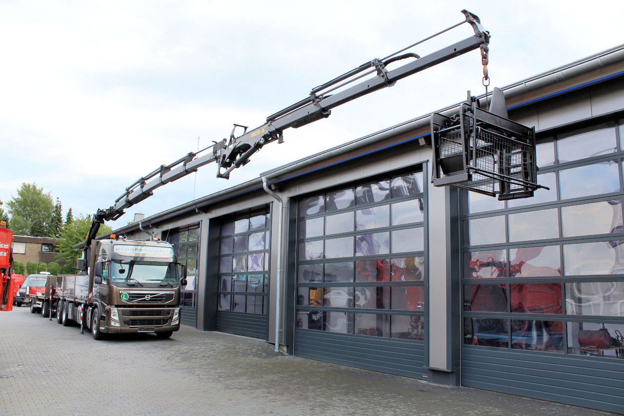 Camión caja abierta, Camión grúa Volvo FM 420 6x2 Container-Pritsche+Kran PK 34.002+JIB: foto 1