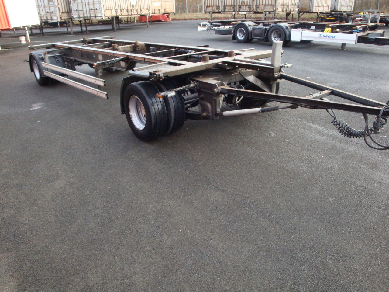 Web-Trailer ANH 18 Drehschemel Jumbo verzinkt für C7,82 WBs - Remolque portacontenedore/ Intercambiable: foto 4 Web-Trailer ANH 18 Drehschemel Jumbo verzinkt für C7,82 WBs - Remolque portacontenedore/ Intercambiable: foto 4