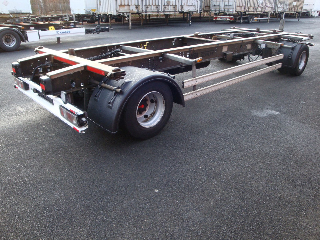 Web-Trailer ANH 18 Drehschemel Jumbo verzinkt für C7,82 WBs - Remolque portacontenedore/ Intercambiable: foto 3 Web-Trailer ANH 18 Drehschemel Jumbo verzinkt für C7,82 WBs - Remolque portacontenedore/ Intercambiable: foto 3