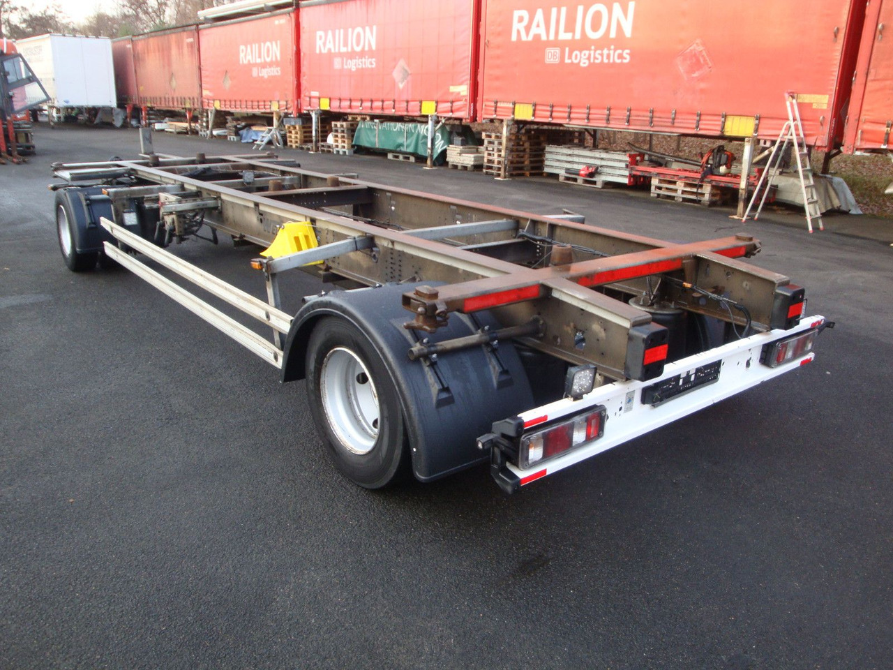 Web-Trailer ANH 18 Drehschemel Jumbo verzinkt für C7,82 WBs - Remolque portacontenedore/ Intercambiable: foto 2 Web-Trailer ANH 18 Drehschemel Jumbo verzinkt für C7,82 WBs - Remolque portacontenedore/ Intercambiable: foto 2