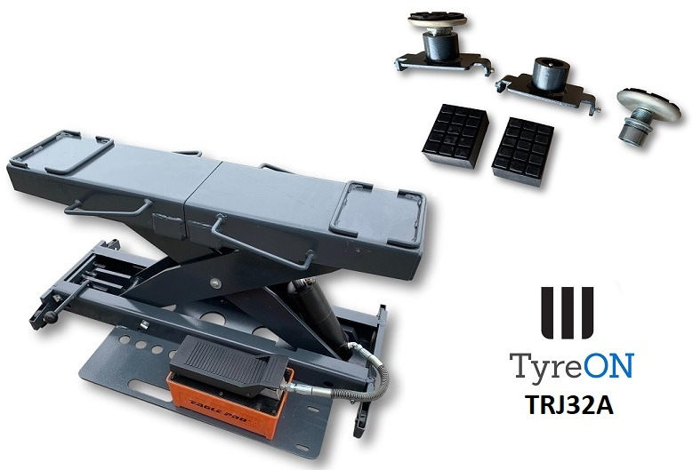 TRJ32A air hydraulic rolling jack 3.2T- Height adjustable adapters - Equipo de taller: foto 4 TRJ32A air hydraulic rolling jack 3.2T- Height adjustable adapters - Equipo de taller: foto 4