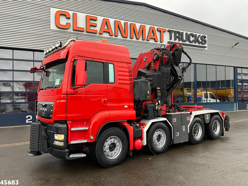 MAN TGS 41.480 8x4 ZF Intarder Fassi 130 Tonmeter laadkraan + Fly-JIb - Cabeza tractora: foto 2 MAN TGS 41.480 8x4 ZF Intarder Fassi 130 Tonmeter laadkraan + Fly-JIb - Cabeza tractora: foto 2