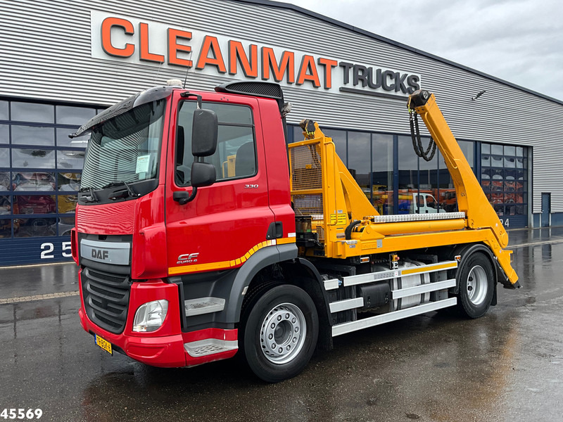 Camión portacontenedor de cadenas DAF FA CF 330 Euro 6 Hyvalift 14 Ton portaalarmsysteem: foto 1