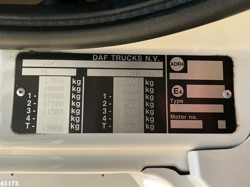Camión de basura DAF FAG CF 330 Euro 6 Geesink 20m³: foto 20