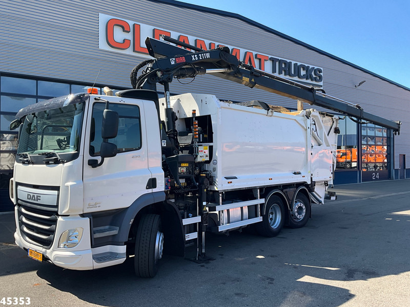 DAF FAN CF 290 Euro 6 Hiab 21 Tonmeter laadkraan - Camión de basura: foto 1 DAF FAN CF 290 Euro 6 Hiab 21 Tonmeter laadkraan - Camión de basura: foto 1
