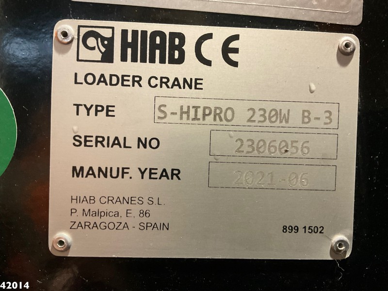 Camión de basura DAF FAN CF 340 Hiab 23 ton/meter laadkraan Welvaarts weighing system: foto 14