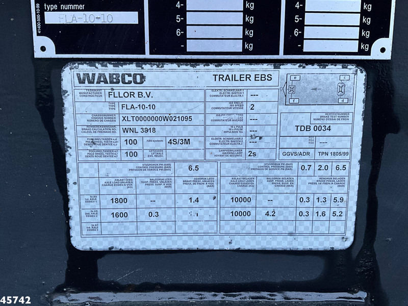 Remolque portacontenedore/ Intercambiable Floor 2-assige container aanhangwagen: foto 9