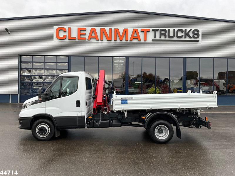 Iveco Daily 72C18 HMF laadkraan 3,4 Tonmeter laadkraan + Meiller 3-zijdige kipper New & Unused!! - Camión volquete, Camión grúa: foto 4 Iveco Daily 72C18 HMF laadkraan 3,4 Tonmeter laadkraan + Meiller 3-zijdige kipper New & Unused!! - Camión volquete, Camión grúa: foto 4