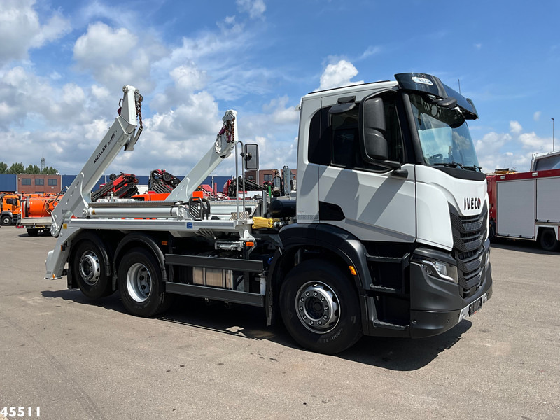 Iveco X-WAY AD280X42Y Retarder Meiller 16 ton portaalarmsysteem NEW and UNUSED! - Camión portacontenedor de cadenas: foto 3 Iveco X-WAY AD280X42Y Retarder Meiller 16 ton portaalarmsysteem NEW and UNUSED! - Camión portacontenedor de cadenas: foto 3