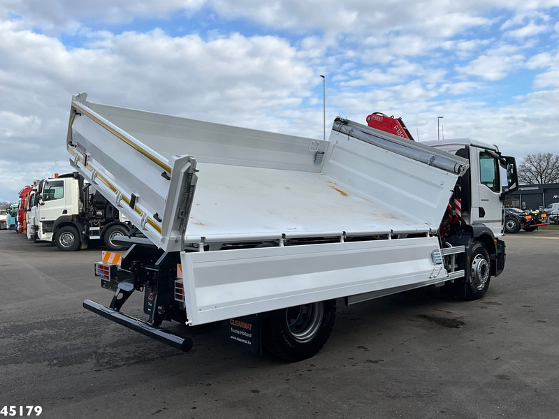 Camión volquete, Camión grúa nuevo MAN TGM 18.320 Euro 6 Fassi 13 Tonmeter laadkraan NEW AND UNUSED!: foto 10
