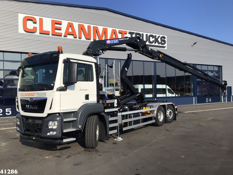 MAN TGS 26.430 HMF 23 ton/meter laadkraan - Camión multibasculante, Camión grúa: foto 1 MAN TGS 26.430 HMF 23 ton/meter laadkraan - Camión multibasculante, Camión grúa: foto 1