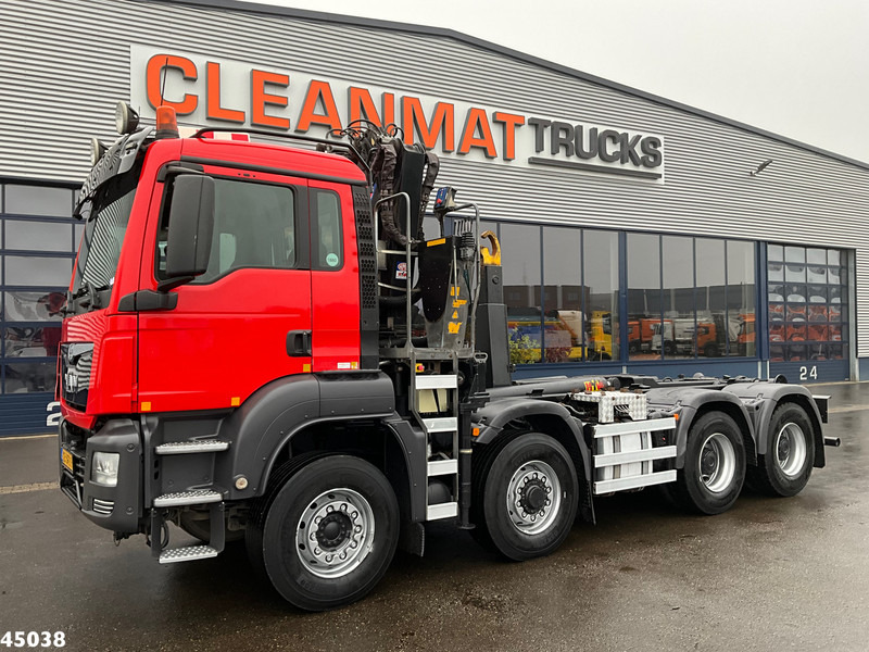 MAN TGS 35.400 8x6 Euro 6 HMF 16 Tonmeter Z-kraan - Camión multibasculante, Camión grúa: foto 2 MAN TGS 35.400 8x6 Euro 6 HMF 16 Tonmeter Z-kraan - Camión multibasculante, Camión grúa: foto 2