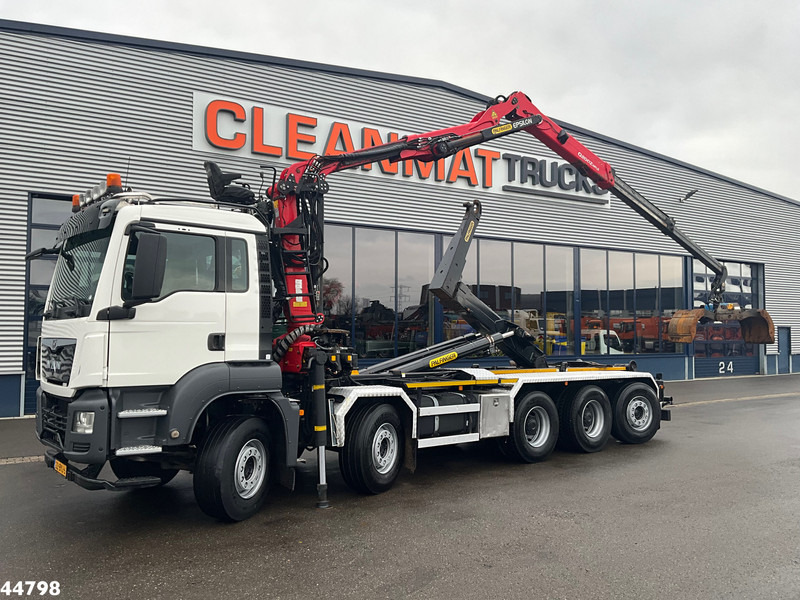 MAN TGS 35.460 10x4 Euro 6 Palfinger 20 Tonmeter Z-kraan - Camión multibasculante, Camión grúa: foto 1 MAN TGS 35.460 10x4 Euro 6 Palfinger 20 Tonmeter Z-kraan - Camión multibasculante, Camión grúa: foto 1