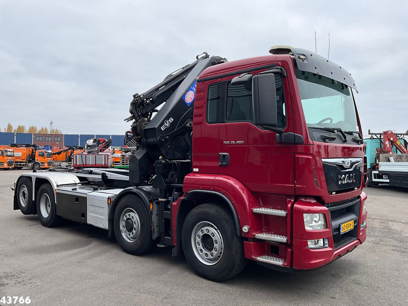 MAN TGS 35.480 8x4H Euro 6 HMF 40 Tonmeter laadkraan + Fly-Jib - Camión multibasculante, Camión grúa: foto 3 MAN TGS 35.480 8x4H Euro 6 HMF 40 Tonmeter laadkraan + Fly-Jib - Camión multibasculante, Camión grúa: foto 3