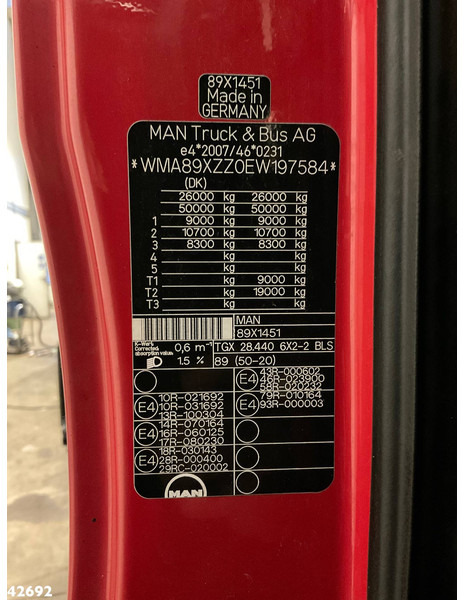 Camión grúa MAN TGX 28.440 Euro 6 Fassi 23 Tonmeter laadkraan + Fly-Jib: foto 13