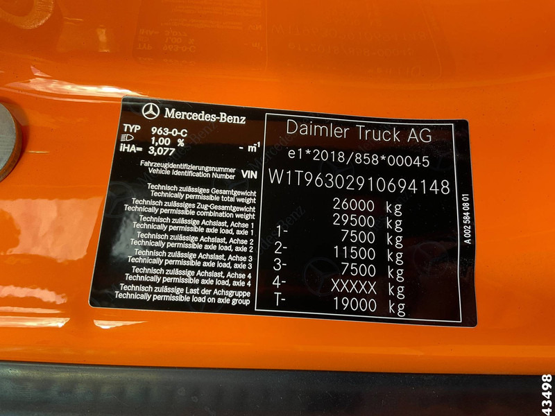 Camión de basura Mercedes-Benz Actros 2533 Terberg RosRoca 21m³: foto 19