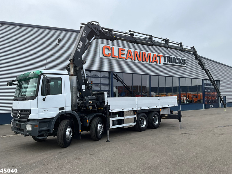 Mercedes-Benz Actros 4141 8x4 manual Hiab 32 Tonmeter laadkraan + Fly-jib - Camión grúa: foto 1 Mercedes-Benz Actros 4141 8x4 manual Hiab 32 Tonmeter laadkraan + Fly-jib - Camión grúa: foto 1