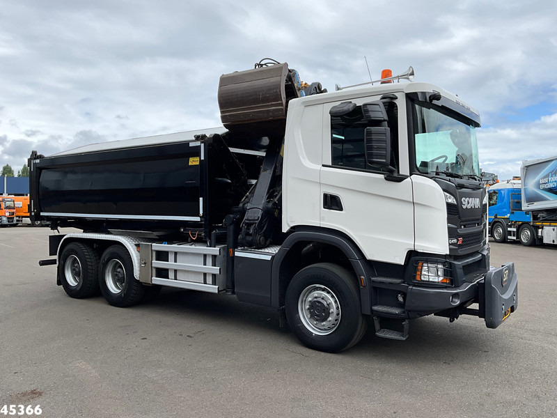 Scania G 410 6x6 Euro 6 Palfinger 17 Tonmeter Z-kraan - Camión volquete, Camión grúa: foto 4 Scania G 410 6x6 Euro 6 Palfinger 17 Tonmeter Z-kraan - Camión volquete, Camión grúa: foto 4