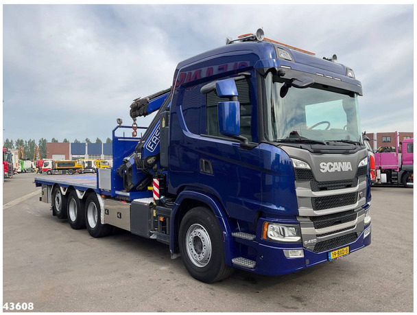 Scania G 450 8x4 Fassi 45 Tonmeter laadkraan + Fly-Jib Just 151.350 km! - Camión grúa: foto 3 Scania G 450 8x4 Fassi 45 Tonmeter laadkraan + Fly-Jib Just 151.350 km! - Camión grúa: foto 3