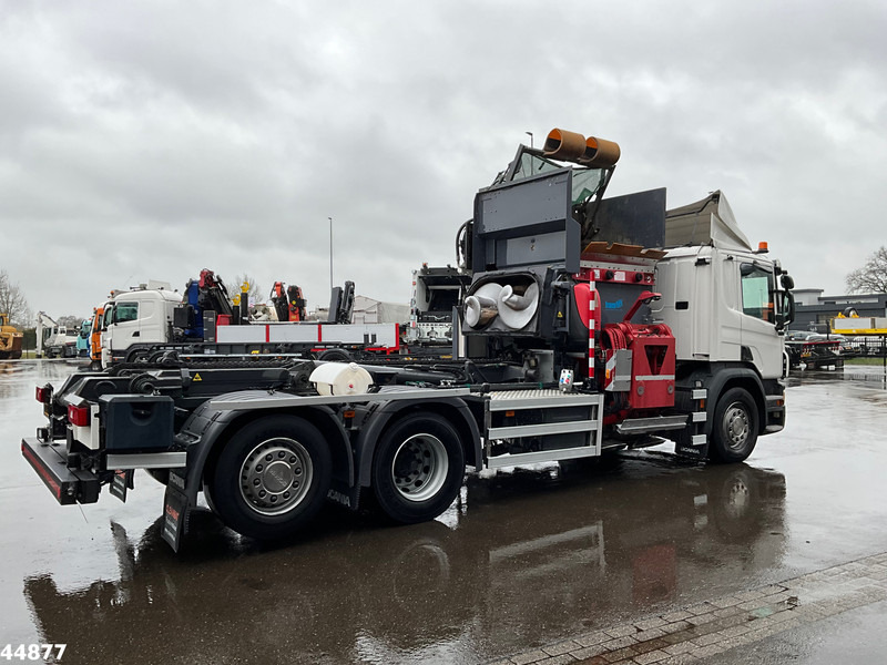 Camión de basura Scania P 280 Euro 6 Translift zijlader Just 163.656 Km!: foto 6