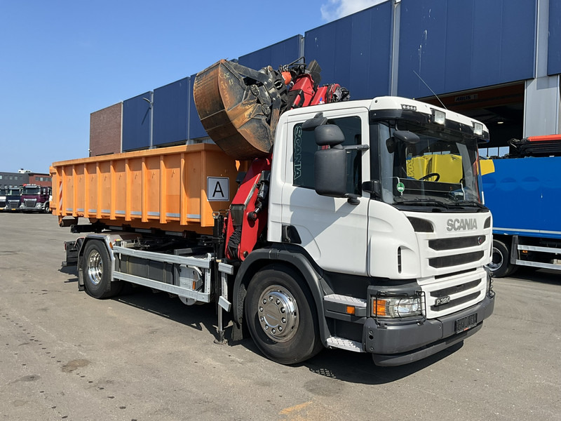 Scania P 320 HMF 12 Tonmeter Z-kraan + Kipper 11m³ - Camión volquete, Camión grúa: foto 5 Scania P 320 HMF 12 Tonmeter Z-kraan + Kipper 11m³ - Camión volquete, Camión grúa: foto 5