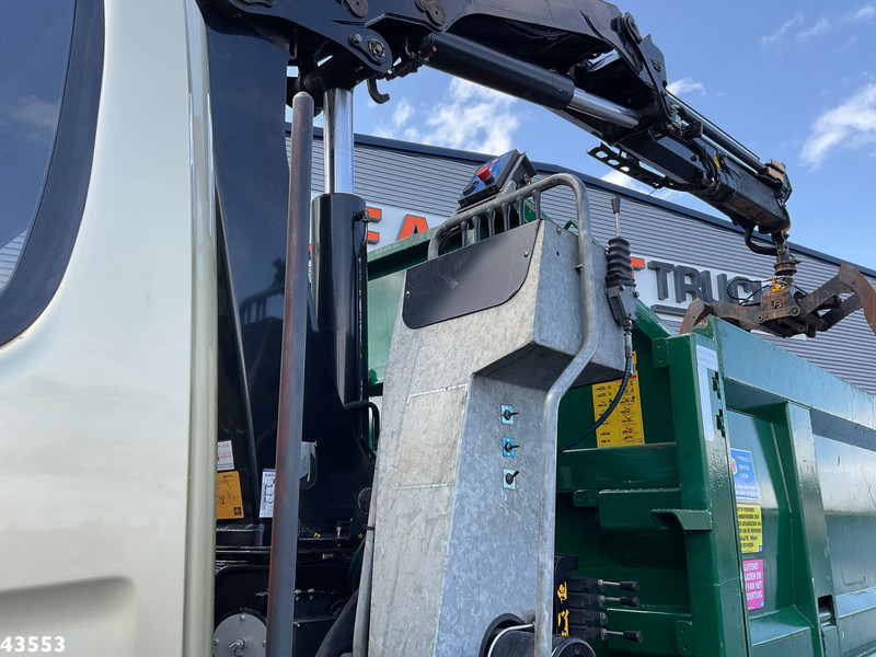 Camión volquete, Camión grúa Scania P 410 8x4 Euro 6 HMF 18 Tonmeter laadkraan: foto 16