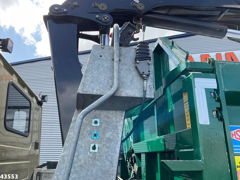 Camión volquete, Camión grúa Scania P 410 8x4 Euro 6 HMF 18 Tonmeter laadkraan: foto 12