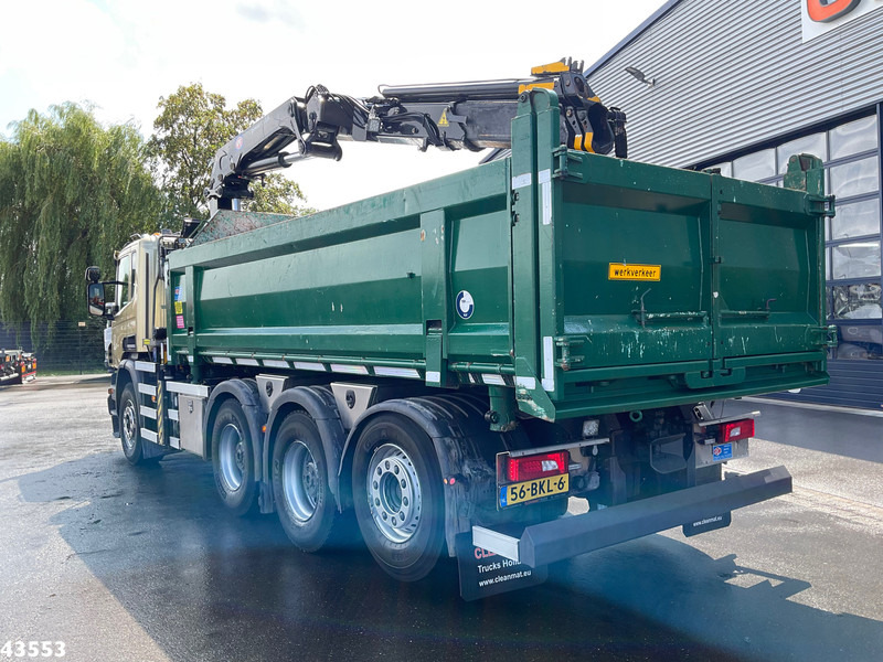 Scania P 410 8x4 Euro 6 HMF 18 Tonmeter laadkraan - Camión volquete, Camión grúa: foto 2 Scania P 410 8x4 Euro 6 HMF 18 Tonmeter laadkraan - Camión volquete, Camión grúa: foto 2