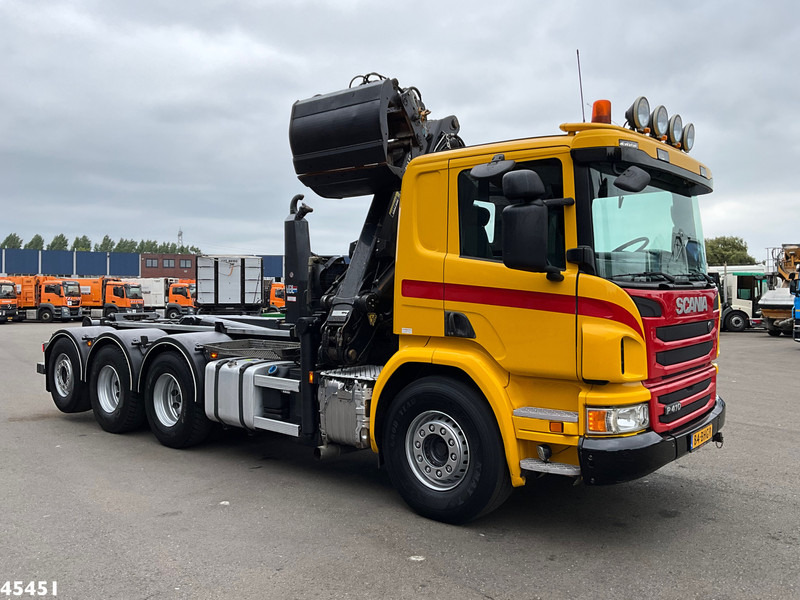 Scania P 410 8x4 Euro 6 Palfinger 14 Tonmeter Z-kraan - Camión multibasculante, Camión grúa: foto 3 Scania P 410 8x4 Euro 6 Palfinger 14 Tonmeter Z-kraan - Camión multibasculante, Camión grúa: foto 3