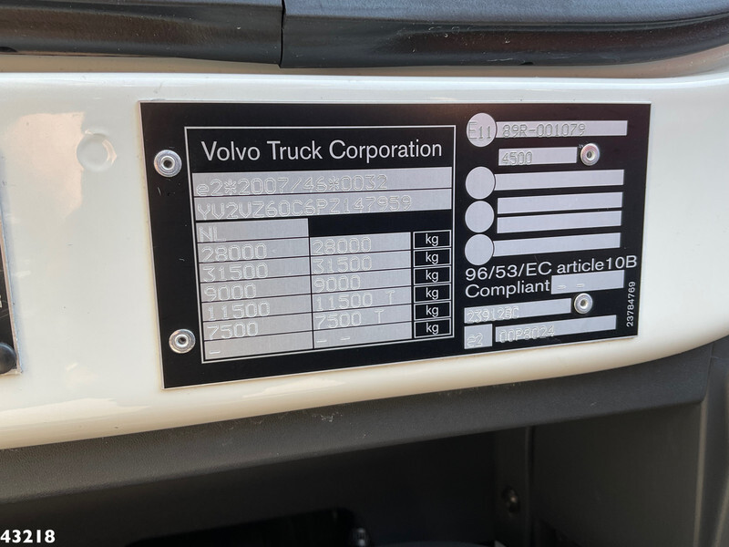 Camión de basura Volvo FE 350 VDL Translift zijlader: foto 20