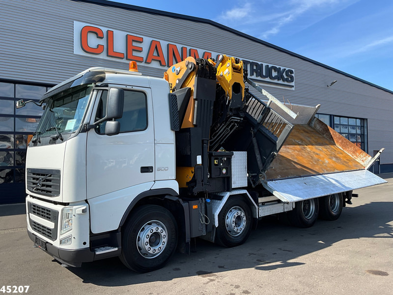 Volvo FH 500 8x4 Effer 65 Tonmeter laadkraan + Fly-Jib - Camión volquete, Camión grúa: foto 3 Volvo FH 500 8x4 Effer 65 Tonmeter laadkraan + Fly-Jib - Camión volquete, Camión grúa: foto 3