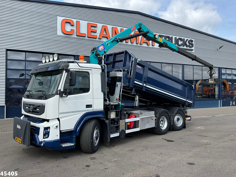 Volvo FM 330 6x2/6x4 Hydrodrive HMF 16 Tonmeter Z-kraan - Camión volquete, Camión grúa: foto 1 Volvo FM 330 6x2/6x4 Hydrodrive HMF 16 Tonmeter Z-kraan - Camión volquete, Camión grúa: foto 1